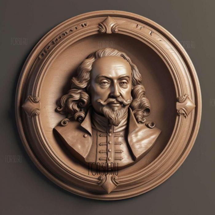 William Harvey 2 stl model for CNC